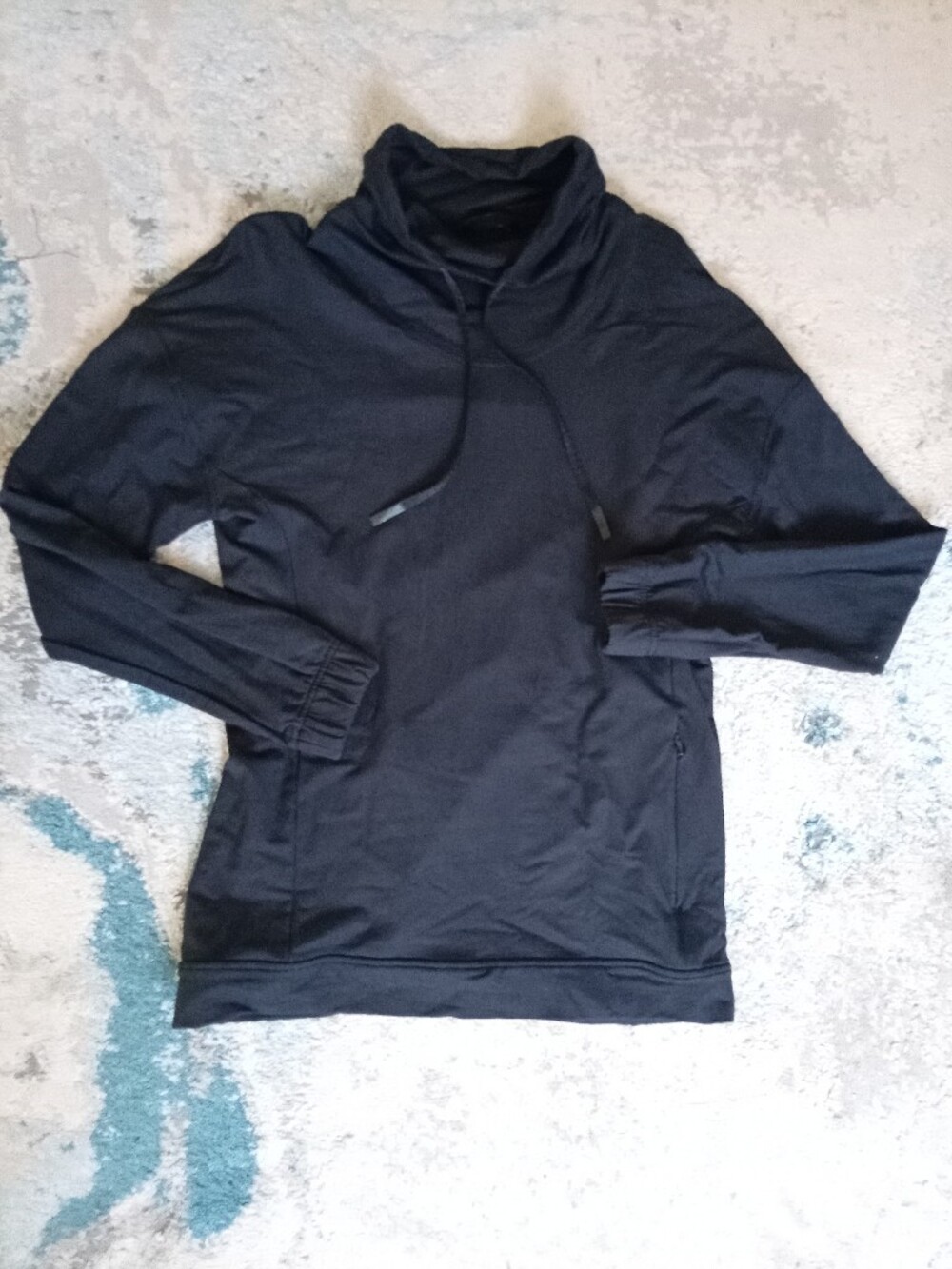 lululemon athletica Black Zip Pocket Pullover